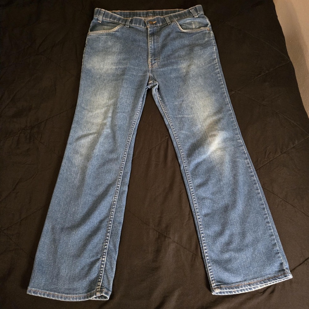 Levi's Skosh More Room Jeans Mens 36x29 Blue Good Vintage Straight Leg USA Made